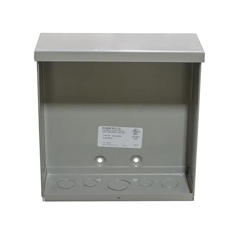 NEMA 3R Steel 4 x 4 x 4 in. Screw Cover Junction Box 